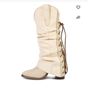 Freebird Jules Whitesnake Boots